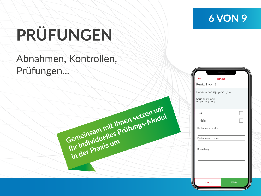 Prüfungen mit der App absolvieren